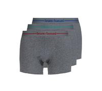 3er Pack Herren Bruno Banani Power Cotton Shorts/Boxershorts ohne Eingriff S M L XL (grau melange, S)