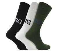 3er-Pack Herren Socken mit Rippstruktur für den Sport EU 41 - 45