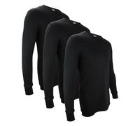 3er-Pack Herren Thermowäsche Oberteil | Winter Funktionsoberteil mit langen Ärmeln L