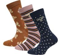 3er Pack hummel hmlALFIE Socken Kinder 1009 - black iris 24-27