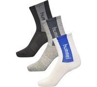hummel Hmldante Socken 3-Pack Kinder - grey melange - 28-31