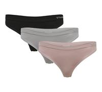 hummel Hmljuno 3-Pack Seamless Thong Lifestyleunterwäsche grau XS