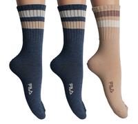 3er-Pack lange Baumwollsocken F3609 für Männer und Frauen EU 34 - 37