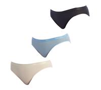 3er-Pack Les Pockets D4H00 Slips aus Stretchstoff für Damen L
