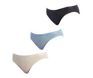 3er-Pack Les Pockets D4H00 Slips aus Stretchstoff für Damen L