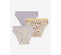 3er-Pack Mädchen Slips aus Stretch-Baumwolle Les Pockets DIM gelb Gr. 128