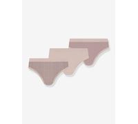 3er-Pack Mädchen Slips aus Stretch-Baumwolle Les Pockets DIM rosa Gr. 158