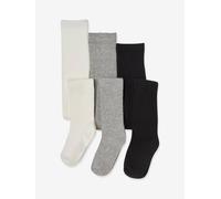 3er-Pack Mädchen Strumpfhosen BASIC grau Gr. 23/26 von vertbaudet
