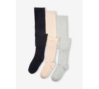 3er-Pack Mädchen Strumpfhosen BASIC nachtblau Gr. 23/26 von vertbaudet