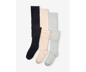 3er-Pack Mädchen Strumpfhosen BASIC nachtblau Gr. 27/30 von Vertbaudet