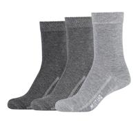 3er Pack Mustang Casual Baumwolle Crew Socken Damen 9203 - fog mix 35-38