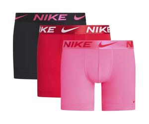 3er Pack NIKE Boxershorts Briefs Herren BSM - hypr pnk/uni red/ BLK high shine wb S