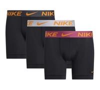Nike Brief Logo Boxershorts schwarz rot orange (3er-Pack) - S