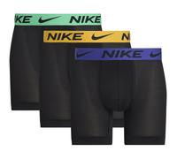 3er Pack NIKE Boxershorts Briefs Herren MDW - BLK deep nght/uni gld/green shck wb M