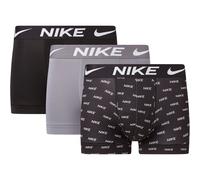 3er Pack NIKE Boxershorts Trunks Herren 9SC - nike logo print/cool grey/black XXL