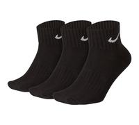 3er Pack NIKE Cushion Ankle Trainingssocken 001 - black/white 46-50