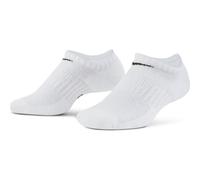 Nike Unisex Sportsocken Everyday Cushion No-Show 3PR SX7673-100 38-42 White/Black