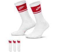 Nike Everyday Elevated Crew (3 -Paar) Socken, weiß US: S
