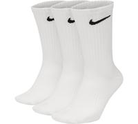 3er Pack NIKE Everyday Lightweight Crew Trainingssocken Herren 100 - white/black 46-50