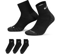 socken x3 nike everyday max cushion quarter schwarz unisex