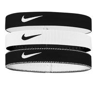 3er Pack NIKE Flex Classic Wide Haarbänder 036 - black/white/black