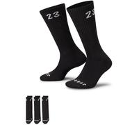 3er Pack NIKE Jordan Essentials Crew-Socken 010 - black/white 46-50