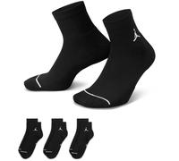 3er Pack NIKE Jordan Everyday Ankle Trainingssocken 010 - black/white 46-50