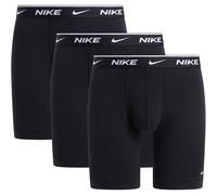 Herren Boxershorts Nike Dri-Fit Essential Long Brief 3P - black/black/black - Schwarz (M)