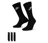 3er Pack NIKE Sportswear Everyday Essential Crew-Socken 010 - black/white 46-50