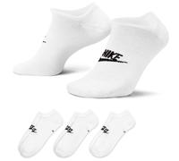 Niedrige Baumwollsocken Nike SPORTSWEAR EVERYDAY ESSENTIAL (3 PAIRS) weiß DX5075-100 - XL