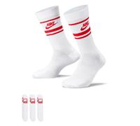 Hohe Baumwollsocken Nike SPORTSWEAR EVERYDAY ESSENTIAL CREW (3 PAIRS) weiß DX5089-102 - L