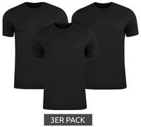 PUMA T-Shirt Herren Statement Deluxe Edition - Baumwolle - 3er Pack - Black - Gr. M