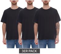 PUMA T-Shirt Herren Statement Deluxe Edition - Baumwolle - 3er Pack - Black - Gr. S