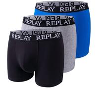 Replay Basic Cuff Unterwäsche Black/Grey Melange/Turquoise XL