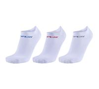 Replay Sneaker-Socken Unisex Kurzsocken 3er-Pack Baumwolle Logo Weiß 35-38