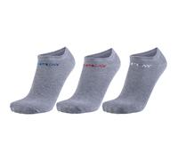 3er Pack REPLAY Basic Instep Logo Sneakersocken Herren N162 - grey melange/logo ass colours 35-38