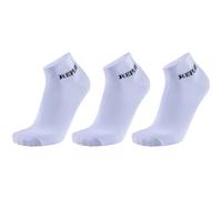 3er Pack REPLAY Low Cut Basic Ankle Socken mit Banderole white/black 39-42