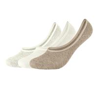 3er Pack s.Oliver Essentials Elastic Tape Füßlinge 8300 - sand melange 39-42