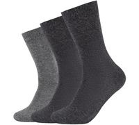s.Oliver Unisex-Socken 3 Paar grau 39 - 42