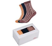 3er Pack s.Oliver Hygge Rib Socken in Geschenkbox 3877 - syrah 35-38