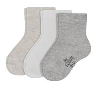 3er Pack s.Oliver Originals Bio-Baumwolle Baby-Socken 9203 - fog mix 15-18