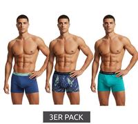 3er Pack SCOTCH & SODA Herren Boxershorts mit Active-Stretch-Technologie Unterwäsche Unterhose SSSP25M159382-422 Blau/Bunt S