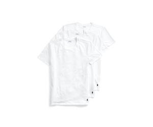 3er-Pack Slim-Fit Rundhals-Unterhemden XXL White