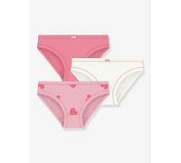 3er-Pack Slips Kinder PETIT BATEAU, Baumwolle weiß Gr. 128