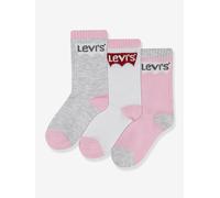 3er-Pack Socken Batwing regular Cut Levi's rosa Gr. 122/134 von Levis Kid's
