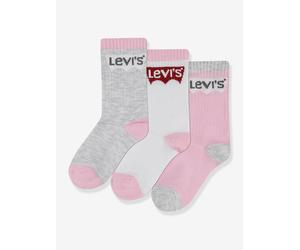 3er-Pack Socken Batwing regular Cut Levi's rosa Gr. 134/146