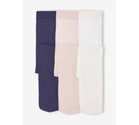 3er-Pack Strumpfhosen für Mädchen pudrig rosa Gr. 23/26 von Vertbaudet