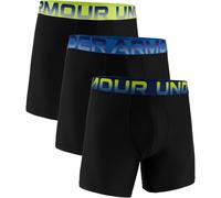 3er Pack UNDER ARMOUR Performance Cotton Ombre Waistband 6" Boxershorts Herren 001 - black M