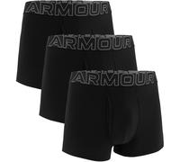 3er Pack UNDER ARMOUR Performance Cotton Solid 3" Boxershorts Herren 001 - black L