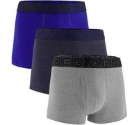 3er Pack UNDER ARMOUR Performance Cotton Solid 3" Boxershorts Herren 413 - midnight navy L